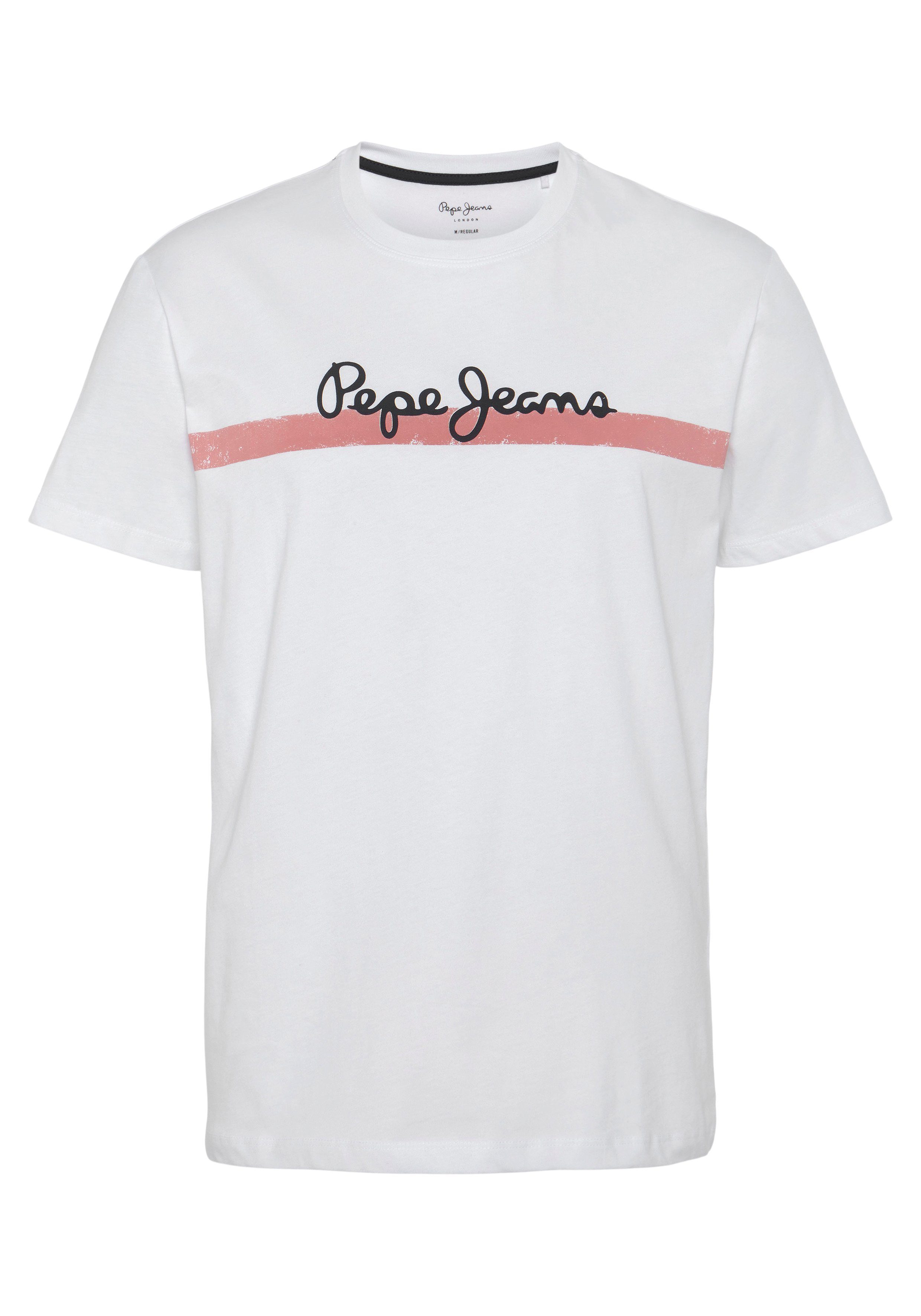 white Pepe Jeans T-Shirt ABRELO