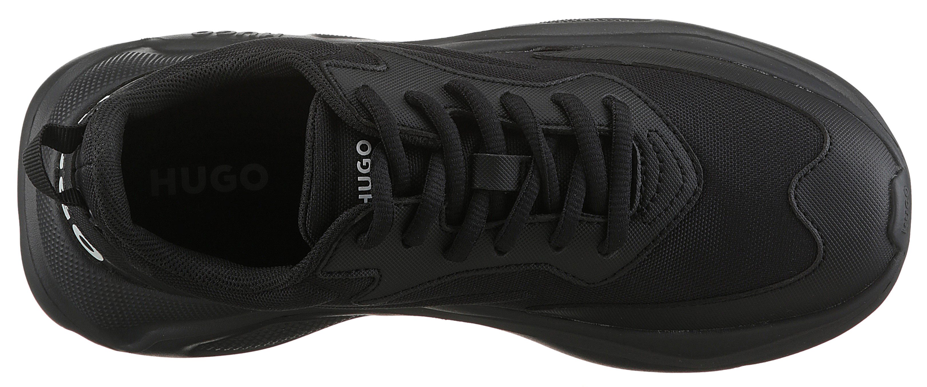 HUGO Leon_Runn Sneaker, Schnürschuh, Halbschuh, Freizeitschuh, HUGO Schriftzug an der Ferse