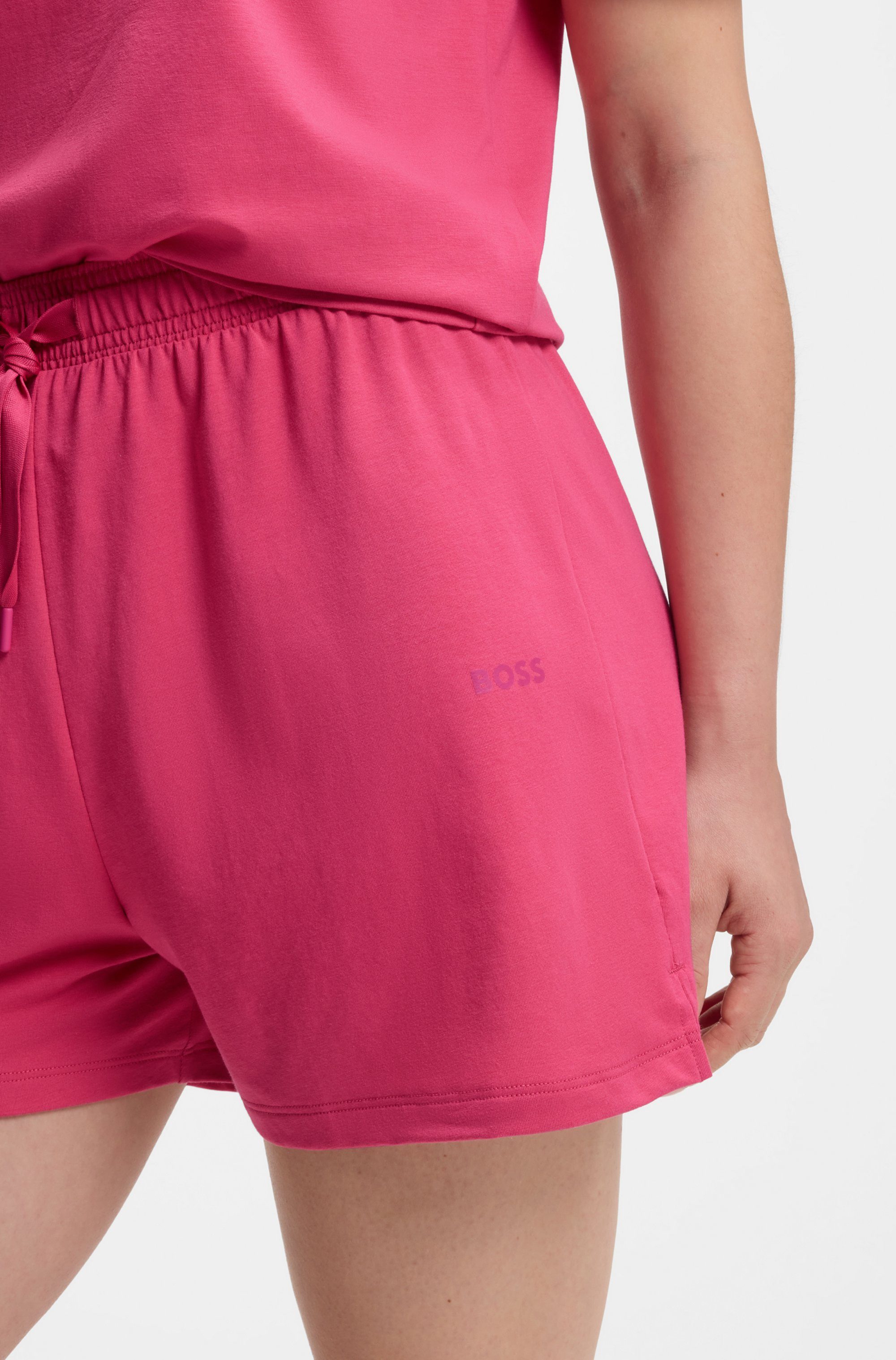 BOSS Pyjamahose CI_Shorts CW mit BOSS Logoschriftzug