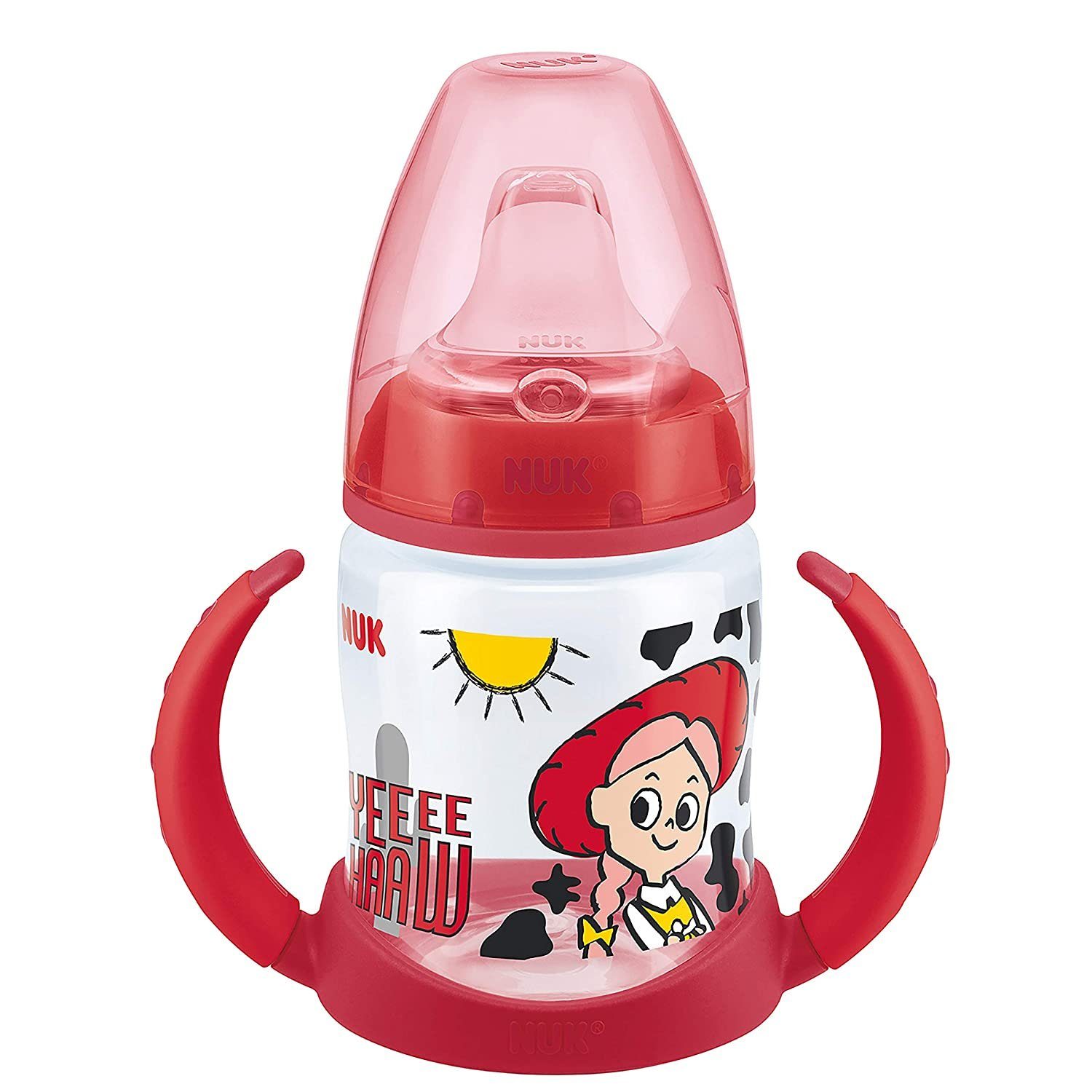 NUK Trinklernbecher NUK Disney Pixar Toy Story First Choice Trinklernflasche, 6-18 Mo rot