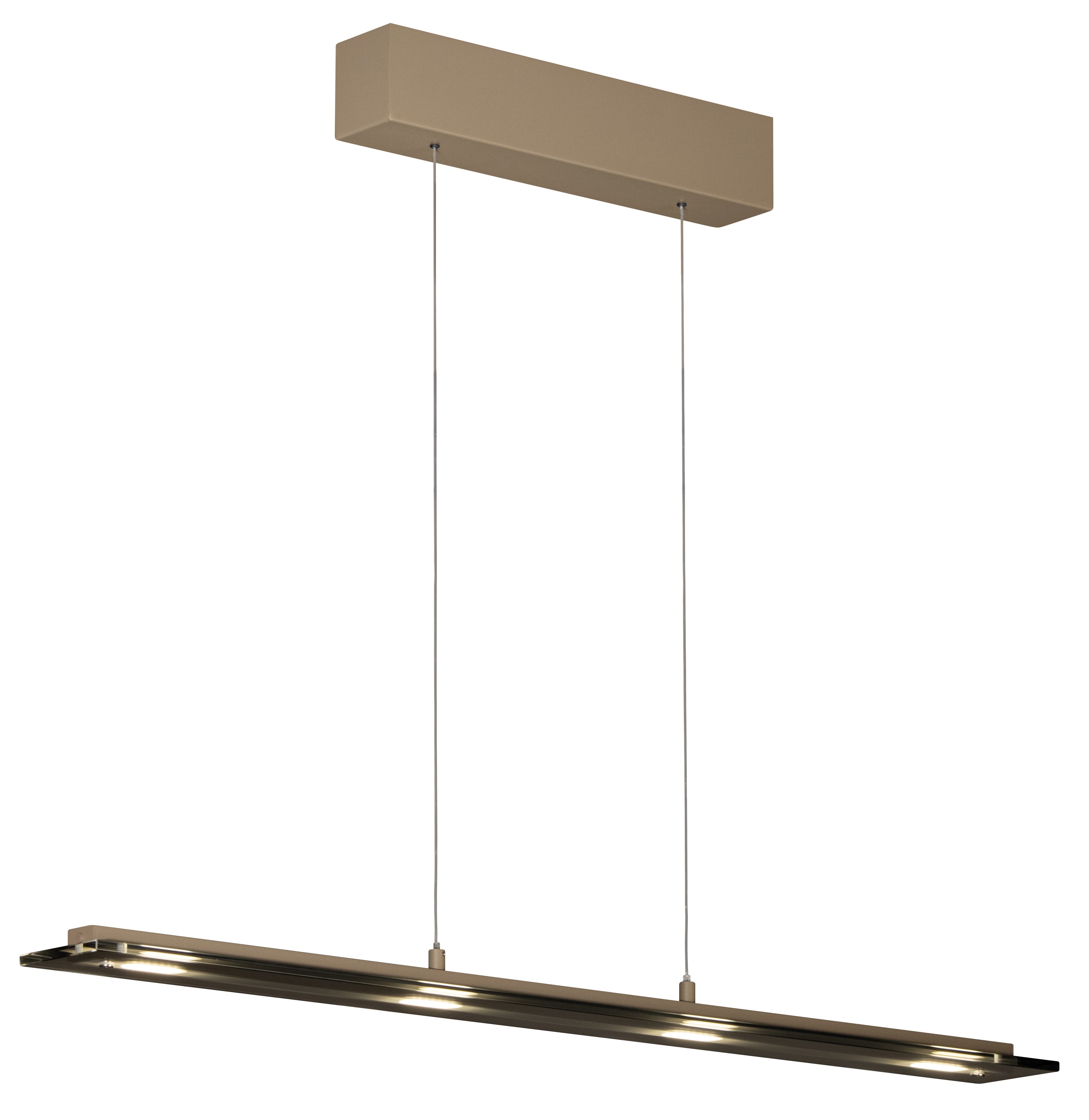 FISCHER & HONSEL Pendelleuchte Torvi, Dimmfunktion, LED wechselbar, Farbtemperatur in 3 Stufen einstellbar, höhenverstellbar mit Kabellift