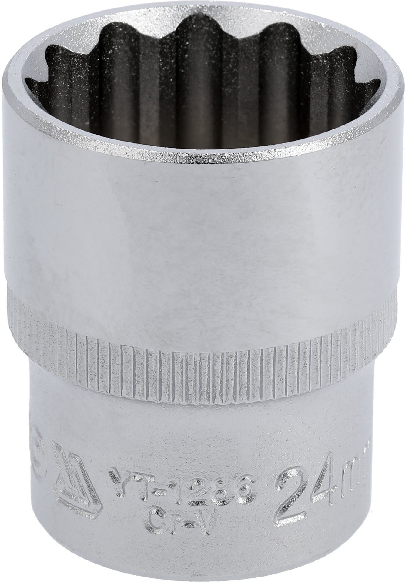 Yato Stecknuss Stecknuss 24 mm 1/2" 12-kant kurz CV, Stecknuss 24 mm 1/2" 12-kant kurz CV, Stecknuss 24 mm 1/2" 12-kant kurz CV