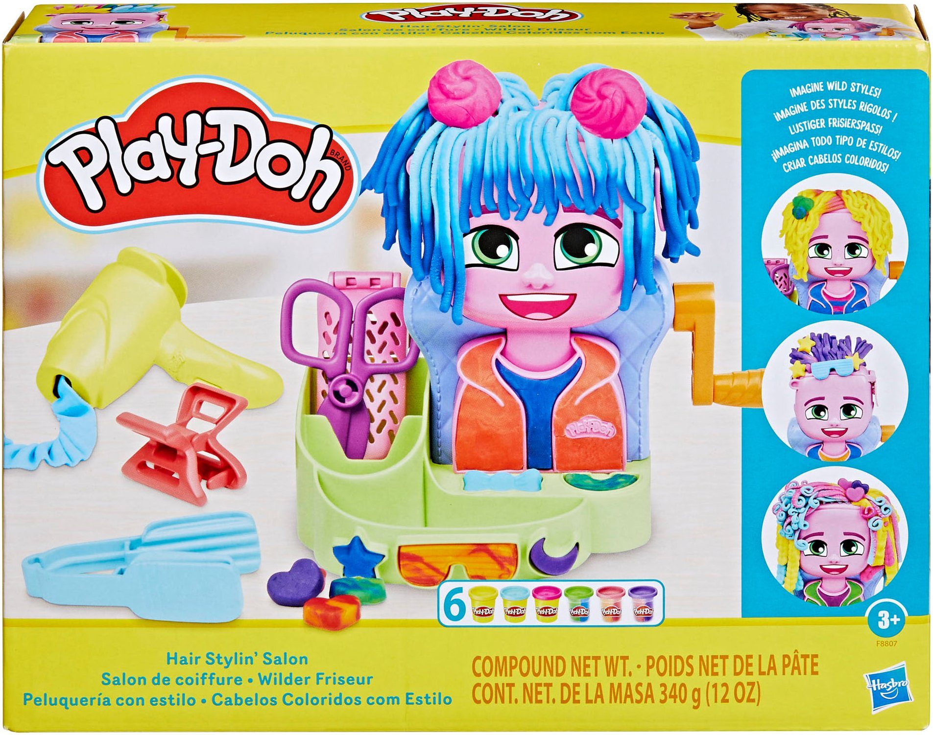 Hasbro Knete Play-Doh, Wilder Friseur