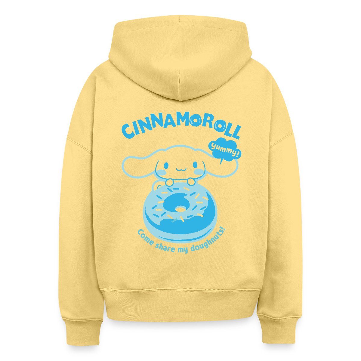 Spreadshirt Hoodie Cinnamoroll Mit Donut Yummy Doughnuts Frauen Boxy Organic Hoodie (1-tlg)