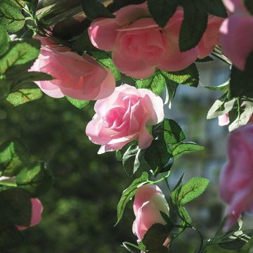 Kunstgirlande Künstliche Rosenranken für Hochzeit Zuhause,Garten, Kunstdekoration, Lubgitsr