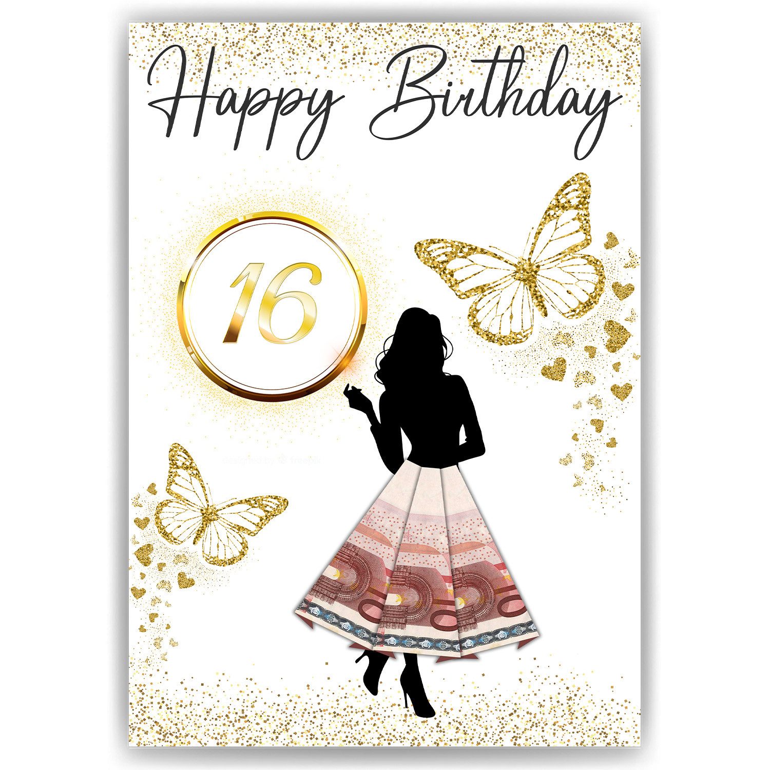 Tigerlino Poster Geburtstag Geldgeschenk Frauen Geburtstagsgeschenk günstig online kaufen