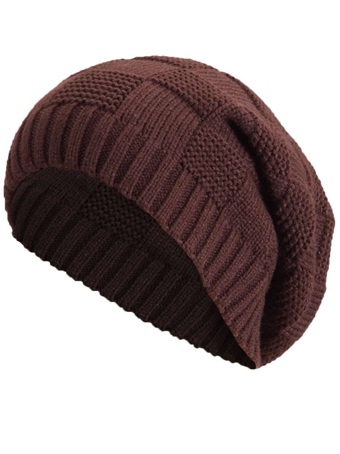 Beanie Long Beanie Wintermütze Damen Herren Strick Warm 30536