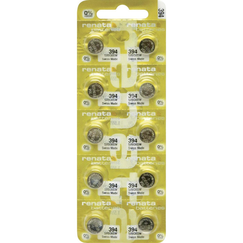 Renata Renata Knopfzelle 394 10 St. 84 mAh Knopfzelle