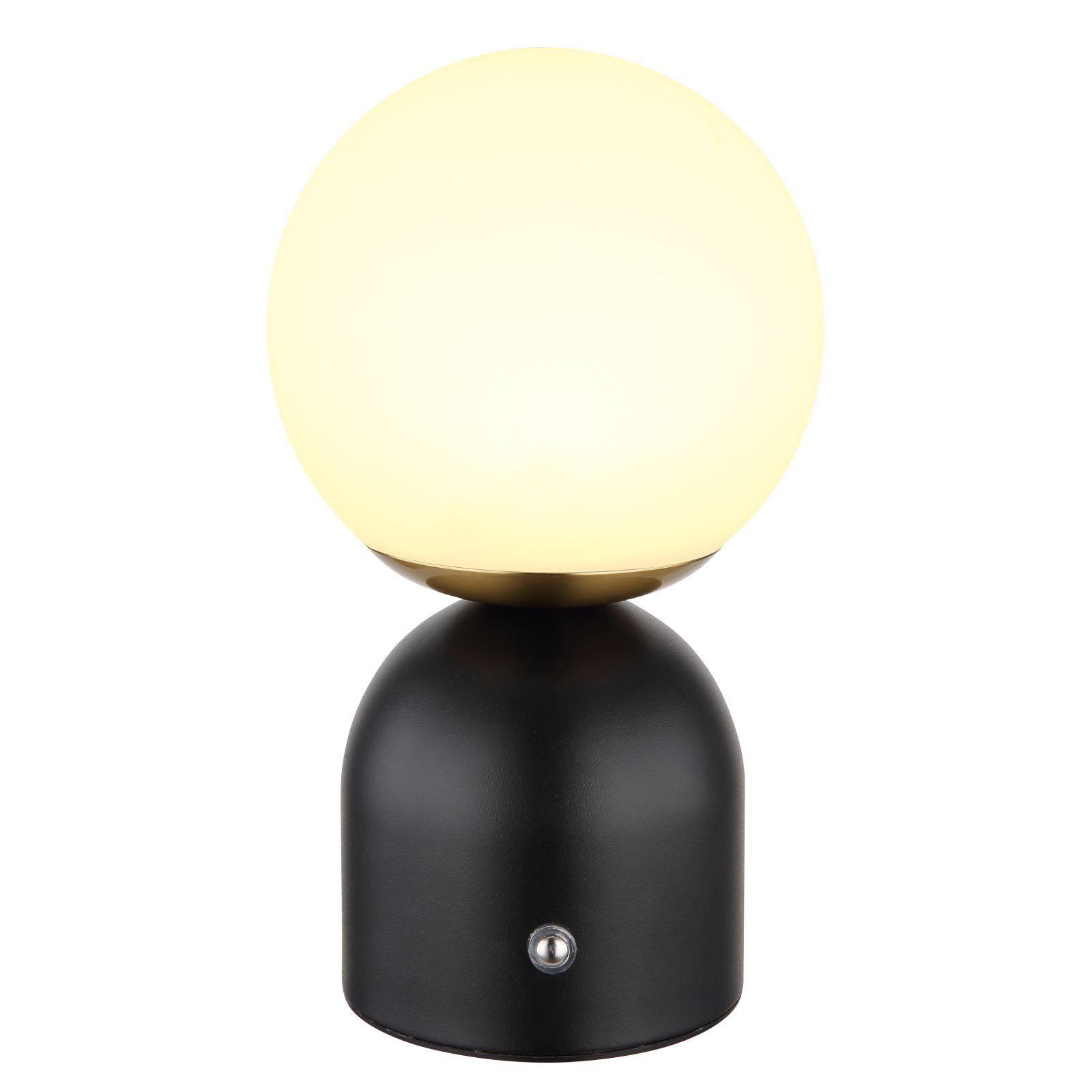 Tischleuchte Tischlampe kabellos mit Akku Touch Dimmer Tischleuchte Dimmbar schwarz