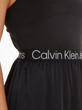 Calvin Klein Jeans Jerseykleid RACERBACK LOGO ELASTIC DRESS