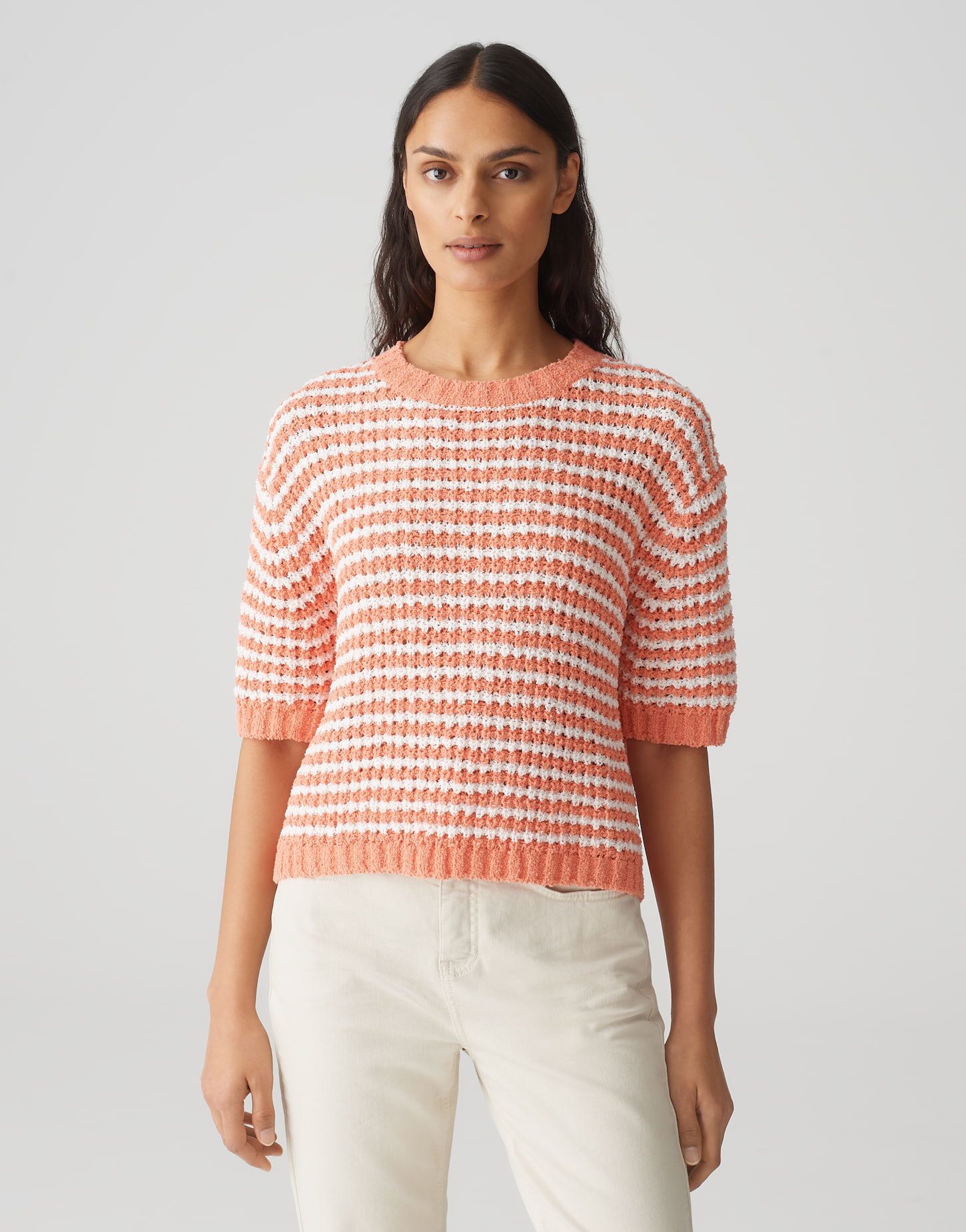 Strickpullover PALVADORA Boxy Fit aus BCI Cotton Mix