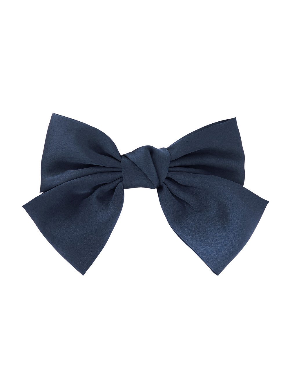 axy Haarspange Schleife-Haarspange mit XL großer Schleife aus Satin, femininer Style Damen Vintage Haarspange Haarklammer