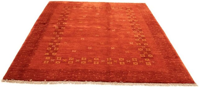 Wollteppich »Gabbeh Teppich handgeknüpft rot«, morgenland, rechteckig, Höhe 18 mm, handgeknüpft-Otto