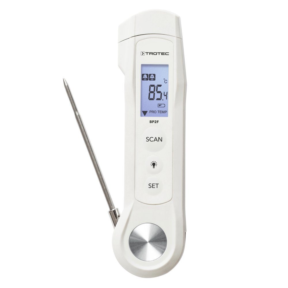 TROTEC Grillthermometer Lebensmittel-Thermometer BP2F, Temperatur in [°C] und [°F]