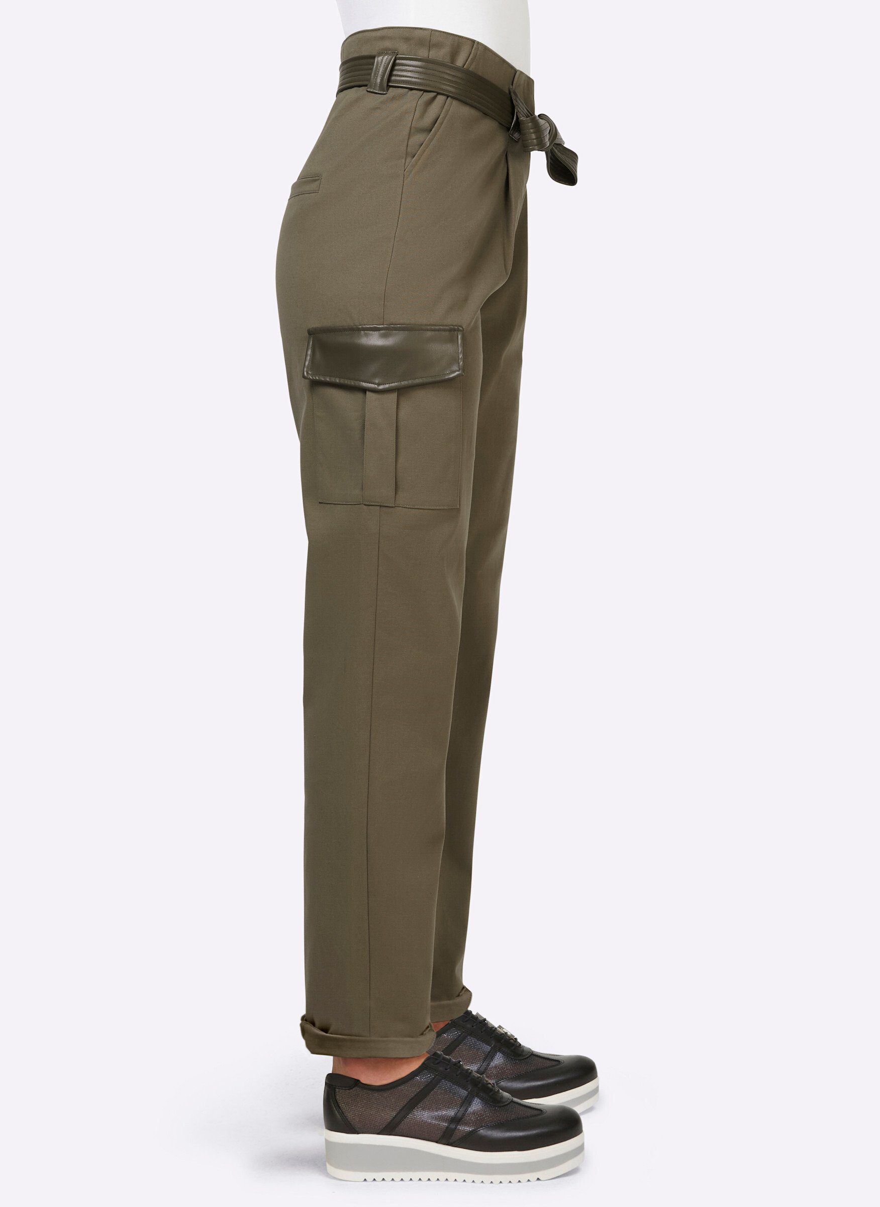 heine Jerseyhose Cargohose Innenbeinlänge ca. 77 günstig online kaufen