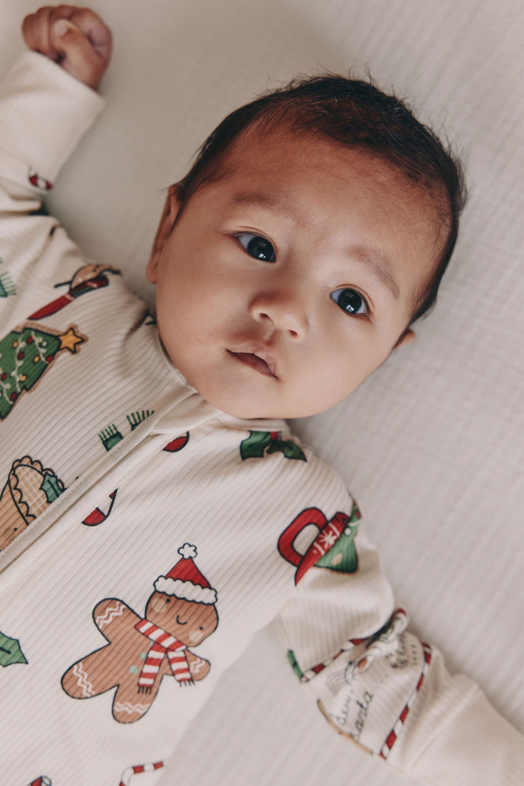 Next Schlafoverall Baby-Schlafanzug mit Weihnachtsmotiv (1-tlg)