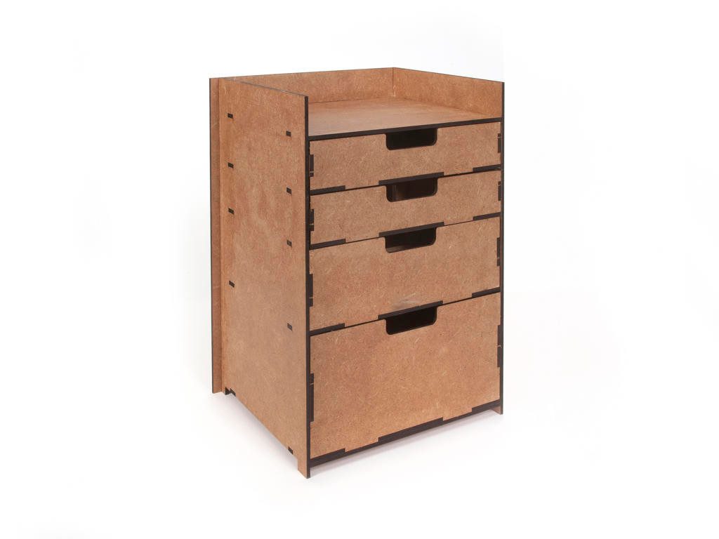 OcCre Modellbausatz Modul 1 Schubladen, (Bastelbedarf, 1-tlg., Werkzeug), Made in Europe