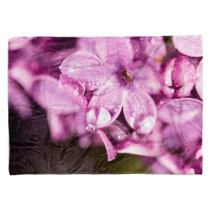 Sinus Art Handtücher Handtuch Strandhandtuch Saunatuch Kuscheldecke mit Fotomotiv Blumen Blüten Rege Baumwolle-Polyester-Mix (1-St) Handtuch