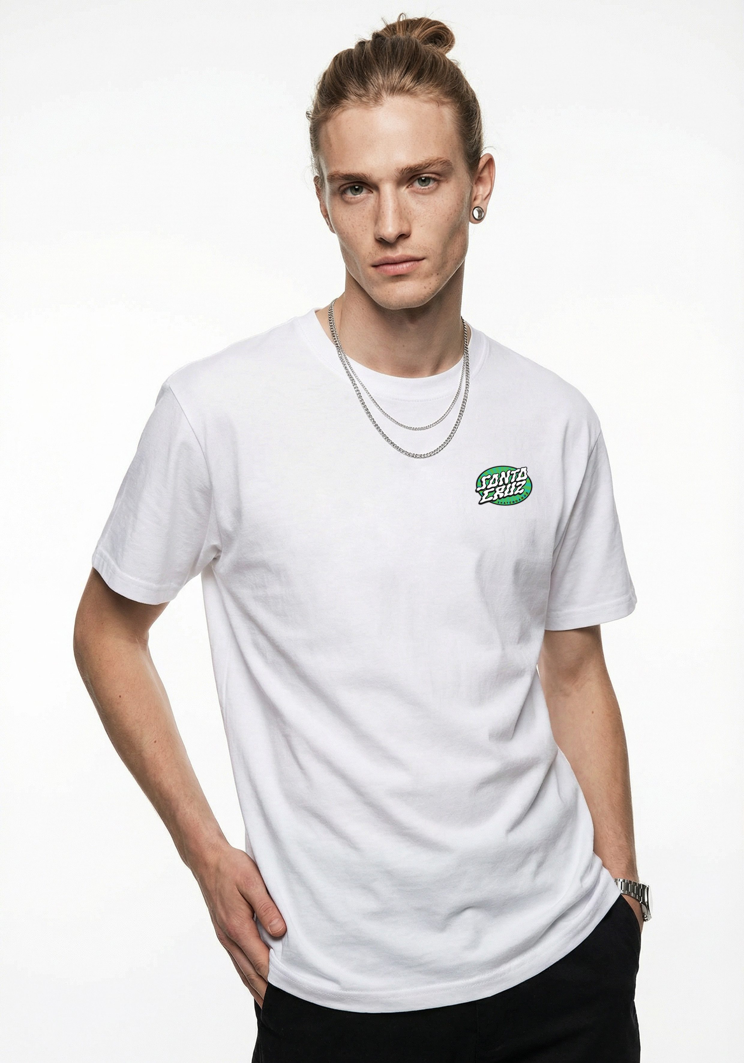 Santa Cruz T-Shirt VERTIGO DOT T-SHIRT für Erwachsene, sportlicher Stil, für Sportmode-Anlässe