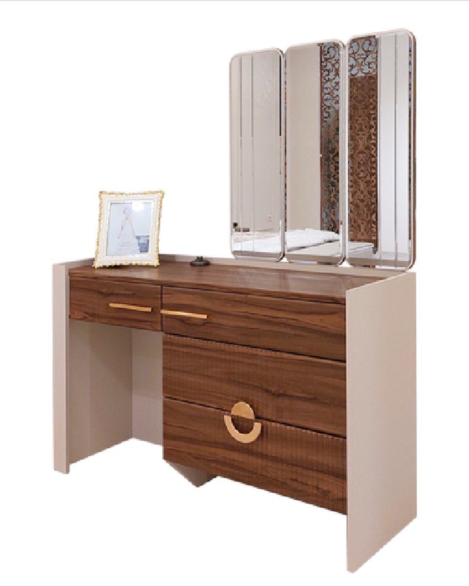 JVmoebel Schminktisch Schlafzimmer Luxus in Schminktisch Holz Einrichtung Modern Schminktisch), (1-St., Europa Design Neu Made