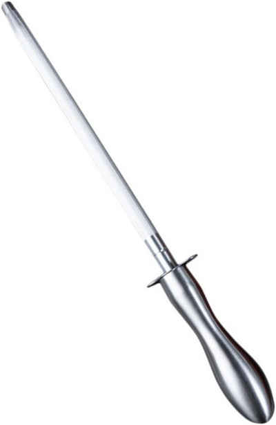 yhroo Messerschärfer Ovale Wetzstahl Diamant-Wetzstäbe, 30cm lange Wetzstäbe, Kleiner Werkzeugschärfer