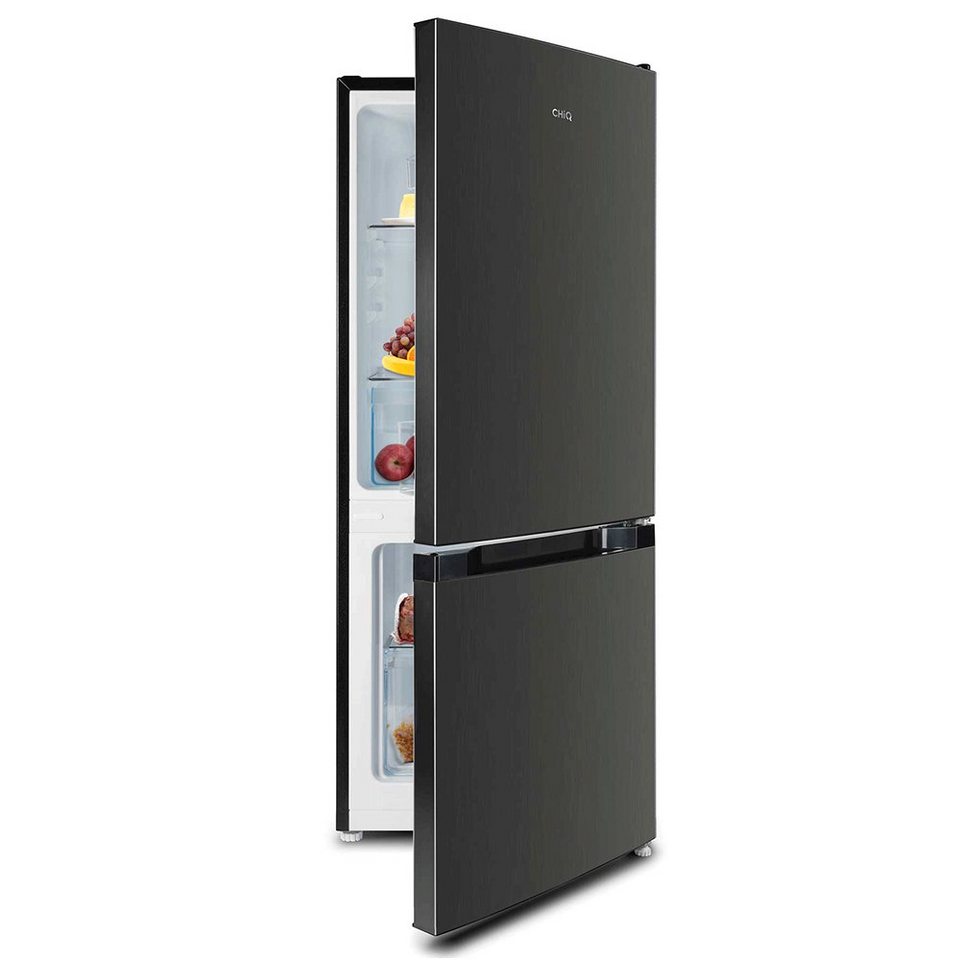 Kühlschrank Gefrierkombination Gefrierschrank Freistehend Retro A 85 L Schwarz 