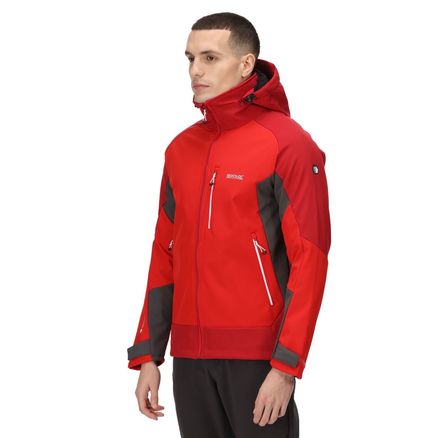 Regatta Softshelljacke Outdoorjacke mit Kapuze Hewitts günstig online kaufen