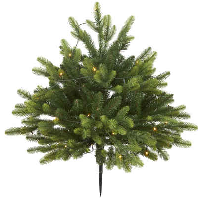 STAR TRADING LED Baum "Busk" grün, warmweiß, 800x800mm, wassergeschützt, warmweiß