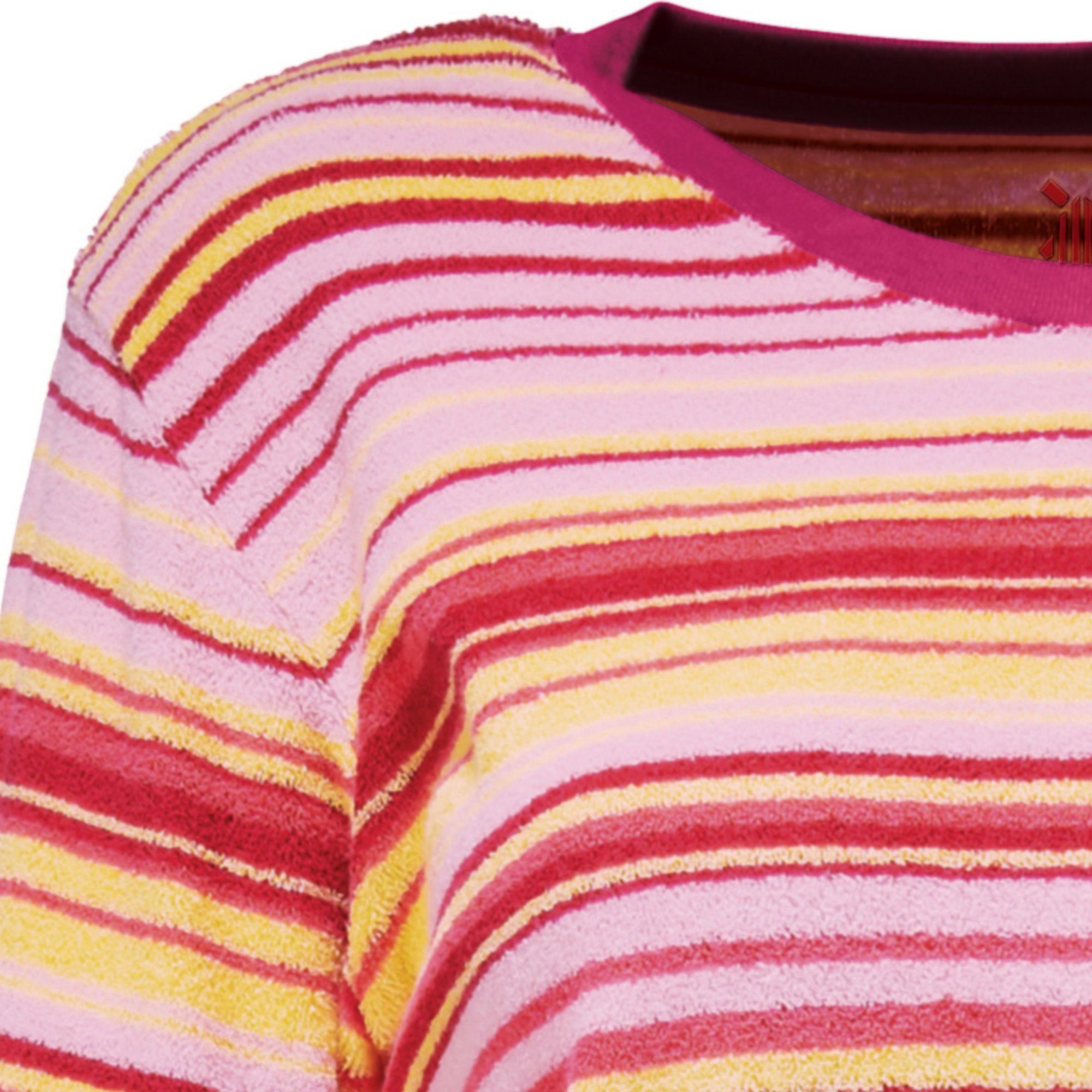 Erwin Müller Pyjama Damen-Schlafanzug Frottee Streifen