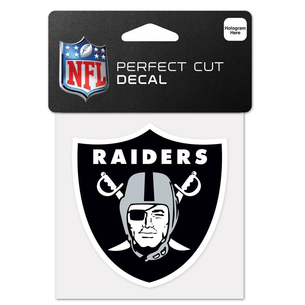 Wanddekoobjekt Aufkleber 10x10cm NFL Las Vegas Raiders