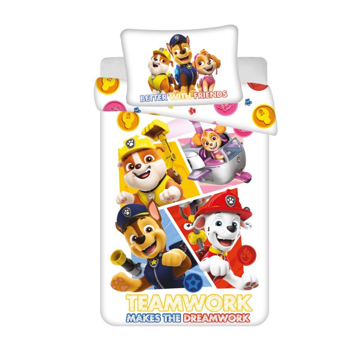 PAW PATROL Bettwäsche Paw Patrol Teamwork günstig online kaufen