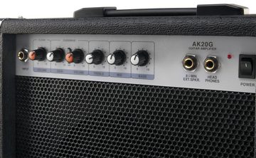 Soundking AK20G Gitarrenverstärker Verstärker (Anzahl Kanäle: 2 (Clean und Verzerrt), 60 W, Gitarrencombo - 3-Band EQ & Gain Regler)