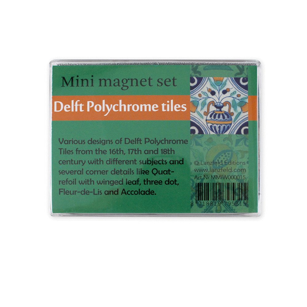 Dekomagnet Mini-Magnete »Delfter Kacheln«, bunt. günstig online kaufen