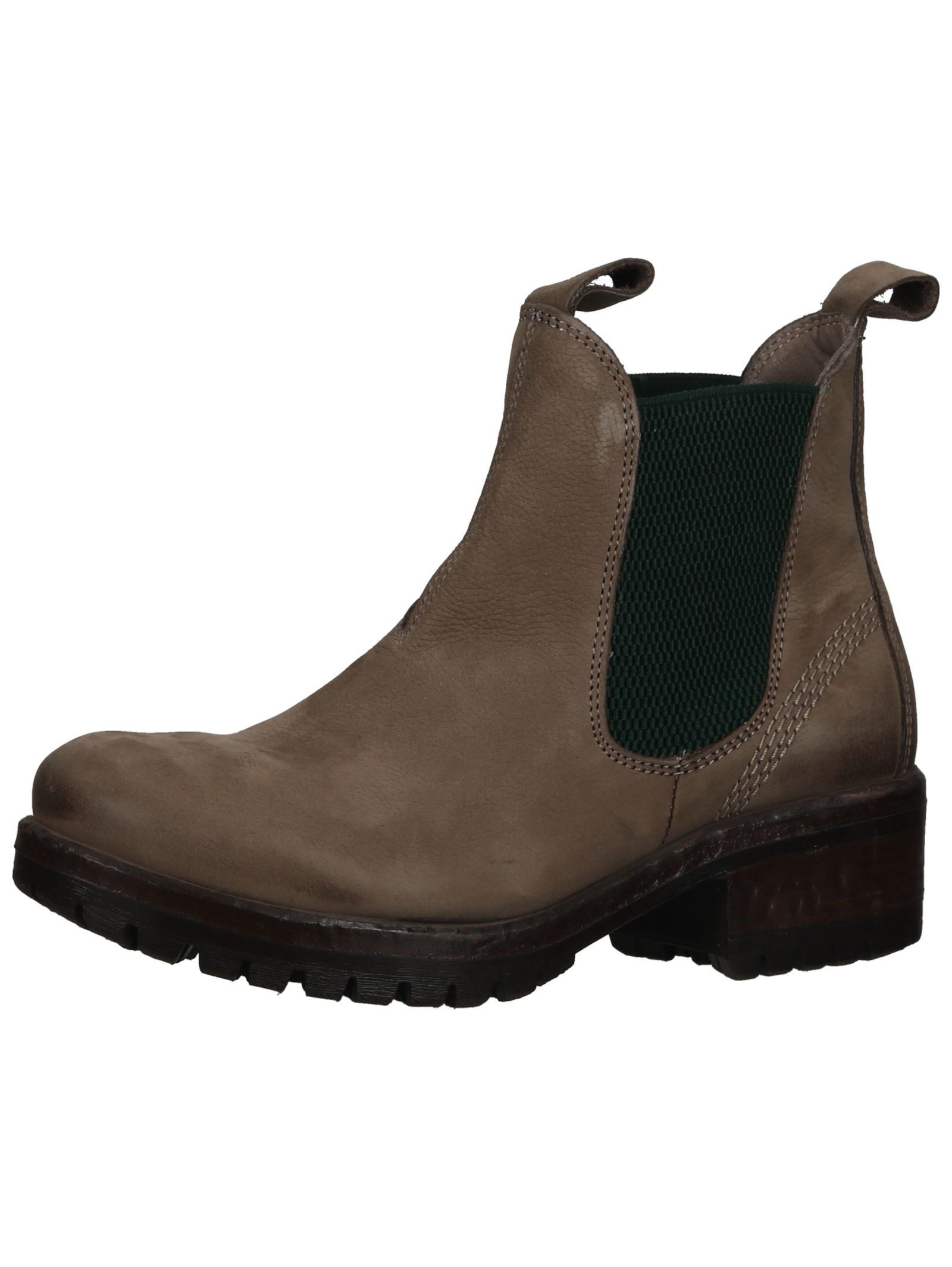 Lazamani Lazamani Stiefelette Nubukleder/Textil Stiefelette
