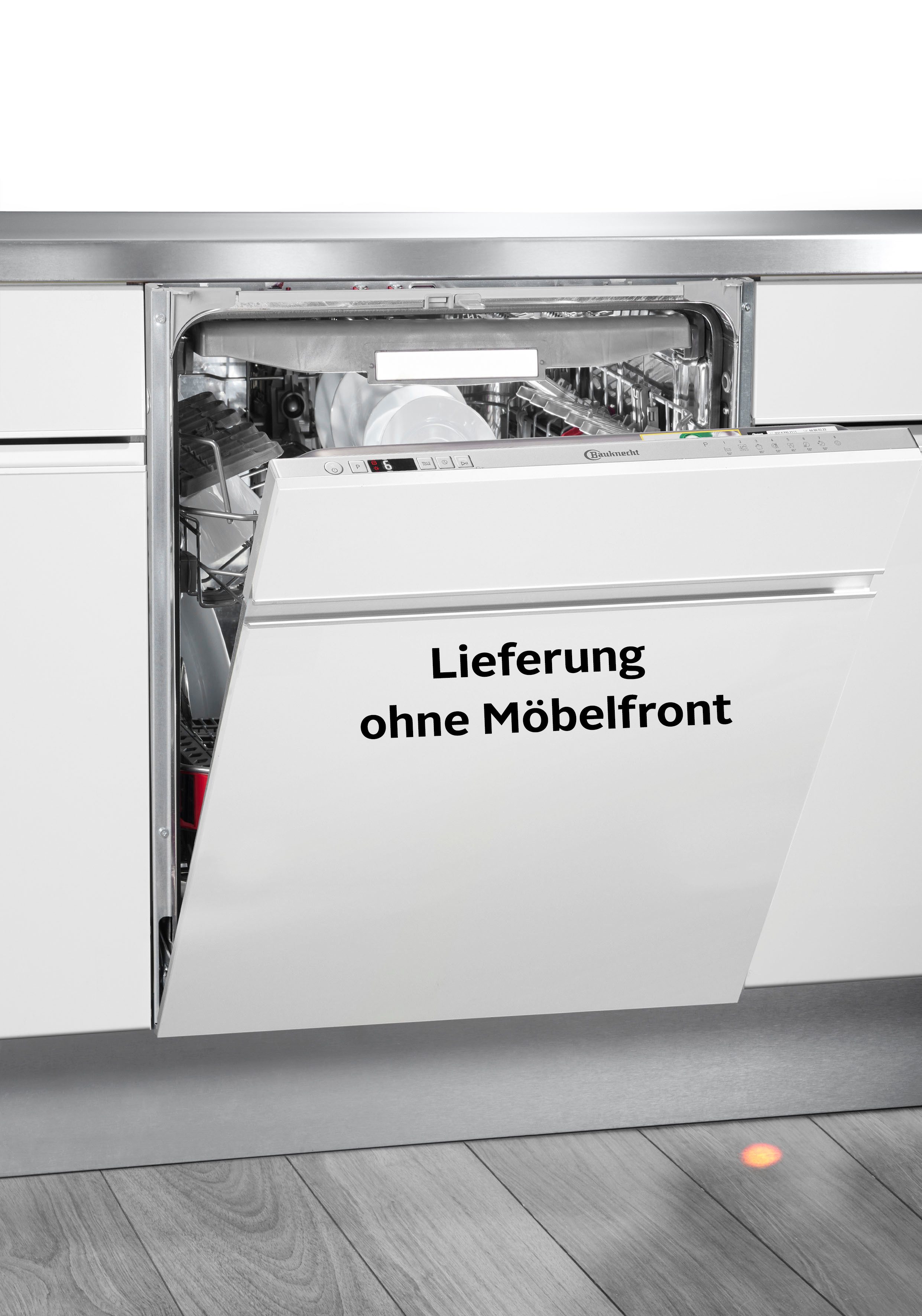 BAUKNECHT vollintegrierbarer Geschirrspüler OBIC Ecosilent 8650, 14 Maßgedecke, Doppelter Komfort – mit Besteckschublade und zusätzlichem …