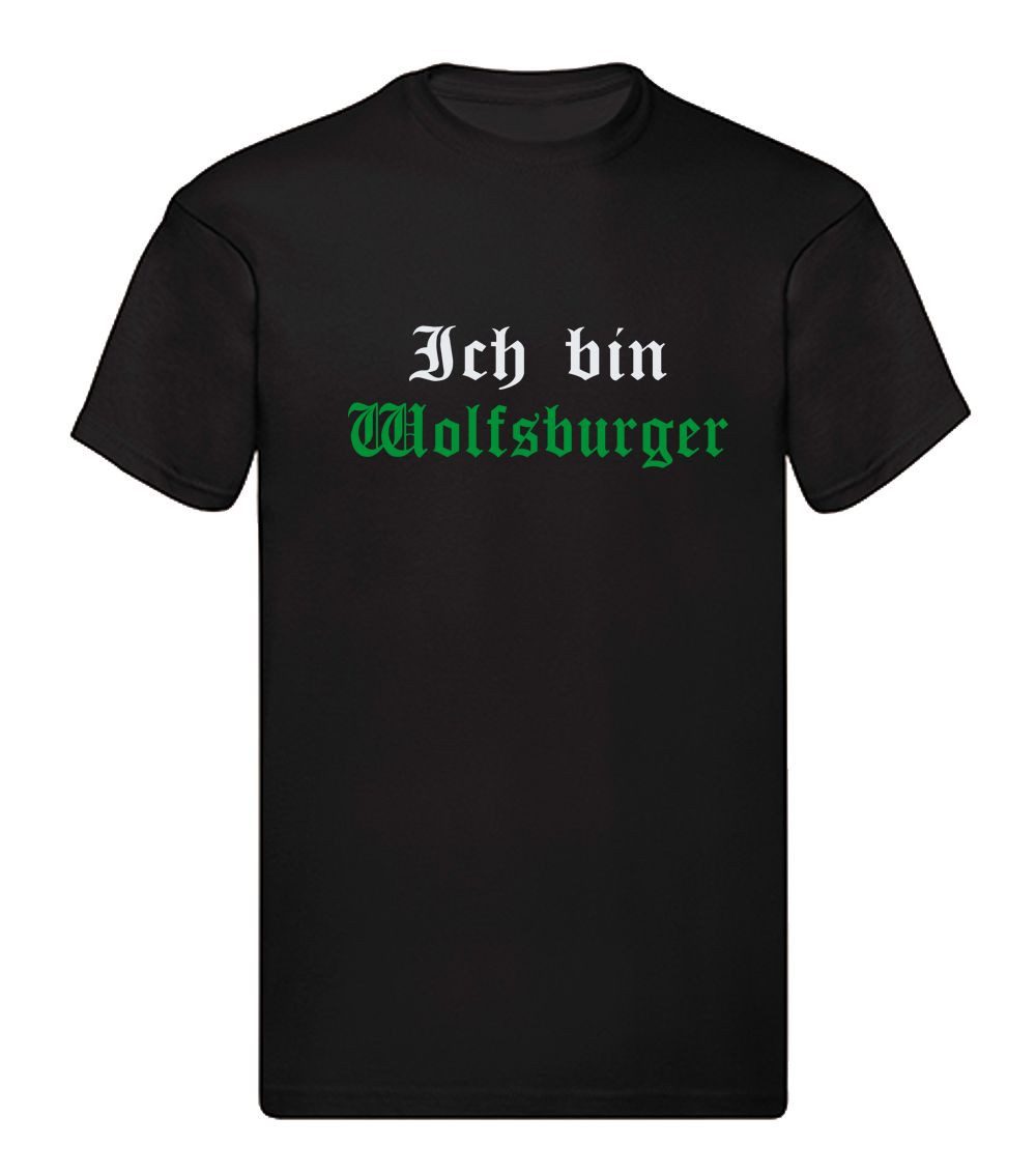 G-graphics T-Shirt Ich bin Wolfsburger – ein Leben lang mit Rückendruck (1-tlg) Herren T-Shirt mit einem Motiv für den echten Fan