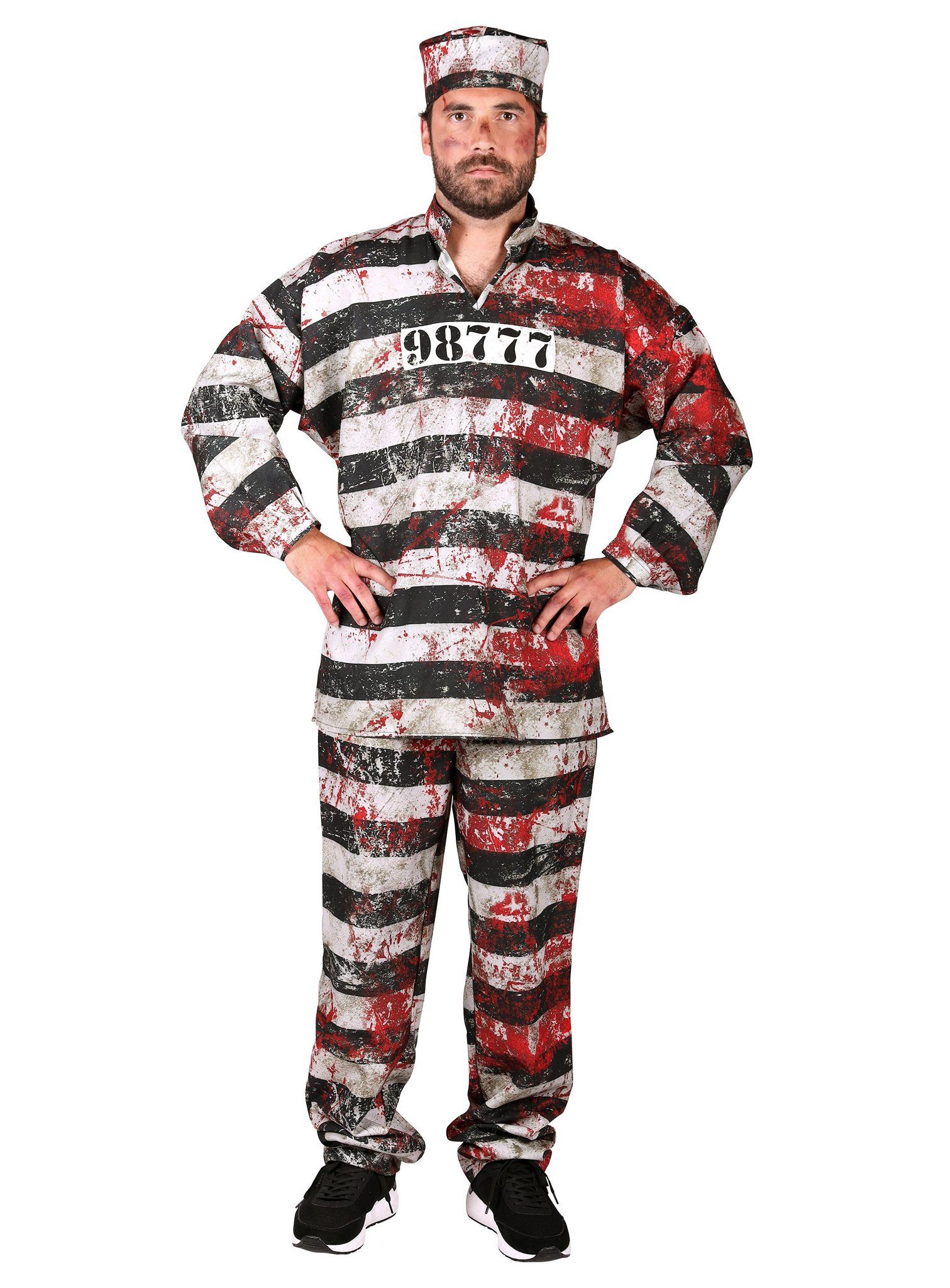thetru Zombie-Kostüm Zombie Gefangener Kostüm für Herren