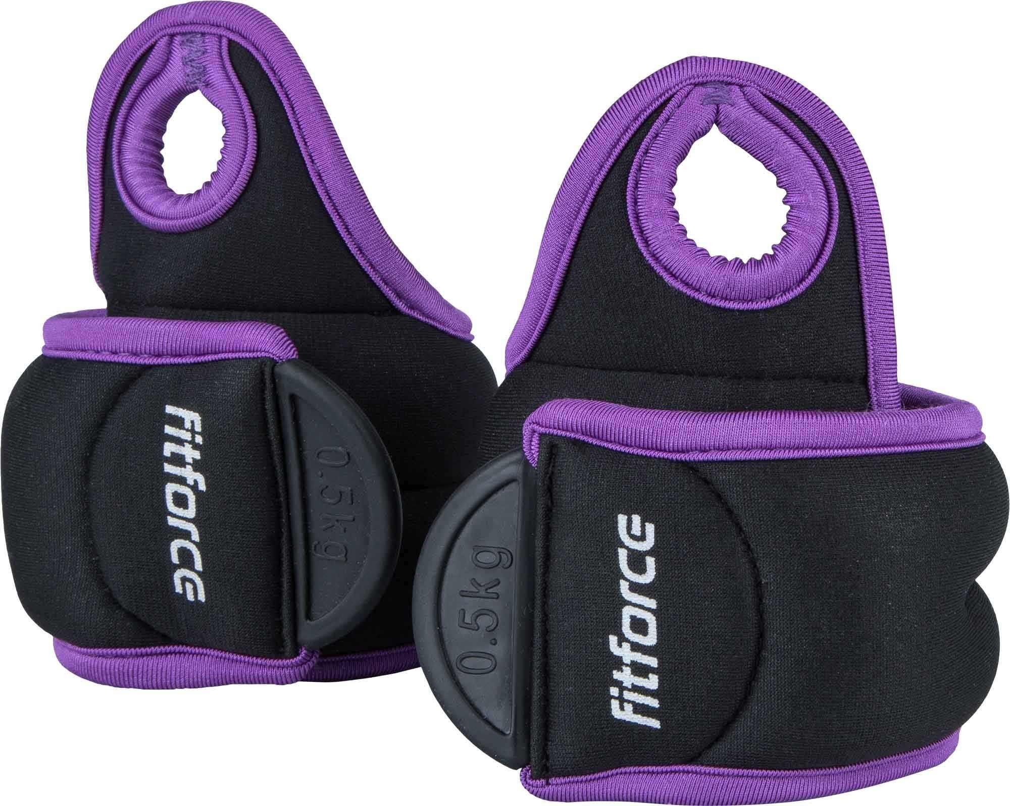 LEXICANMHS Gewichtsmanchetten, 2 stuks, enkelgewichten set, voet-/polsgewicht manchetten, geschikt voor beginners en kinderen, dansen, beweging, lopen, joggen