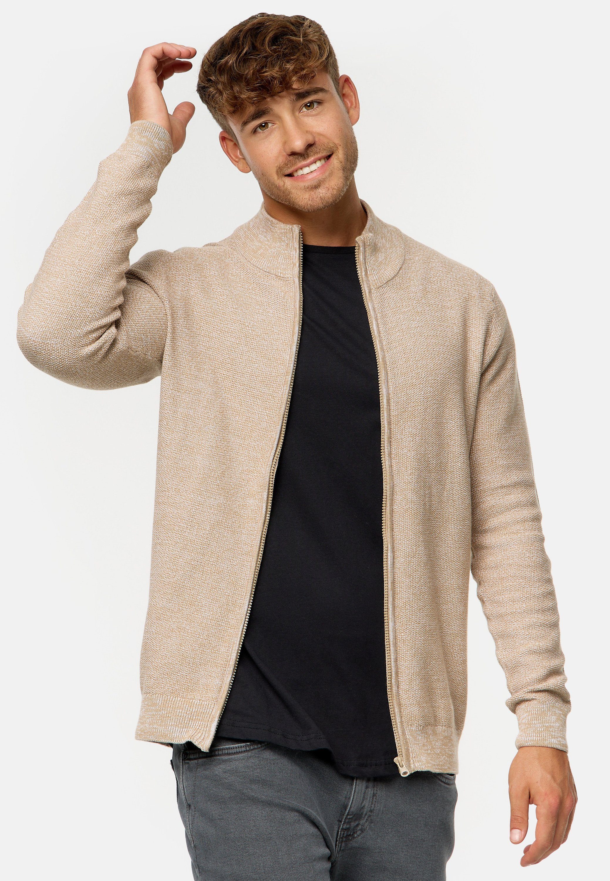 Indicode Strickjacke Herren INWestmoon Herrenstrickjacke