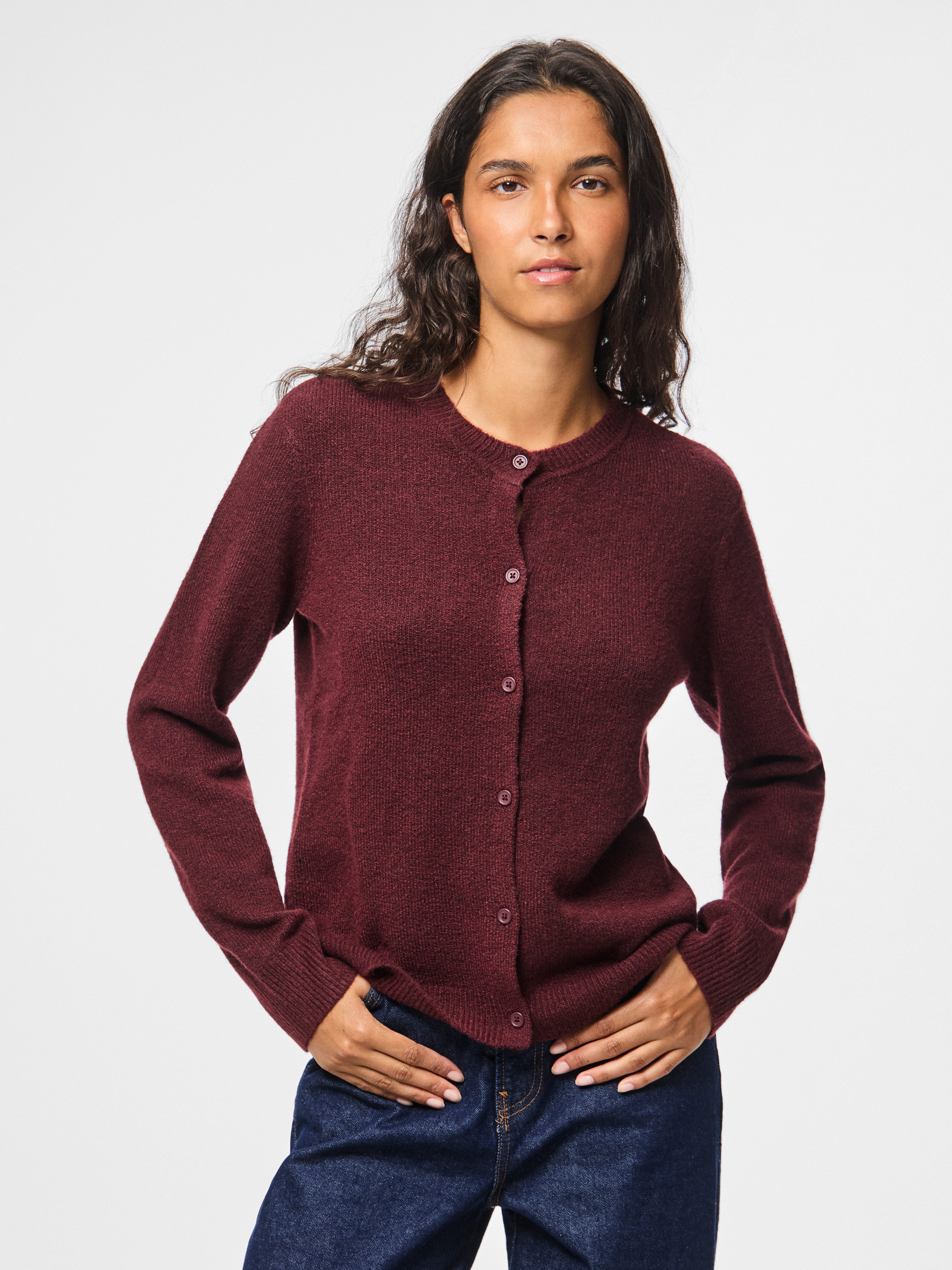pieces Strickjacke PCMALOU LS KNIT CARDIGAN NOOS BC günstig online kaufen