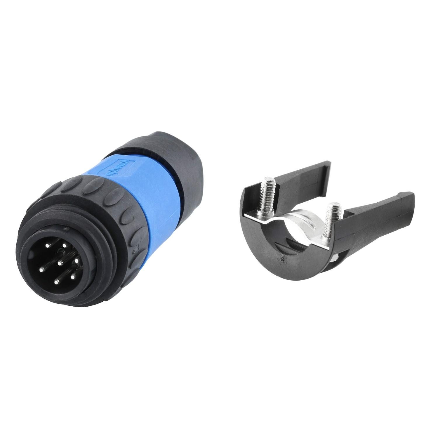 Amphenol Rundstecker Titel:RD24-KSG Kabelsteckverbinder, inkl. Zugentlastung gerade Stift