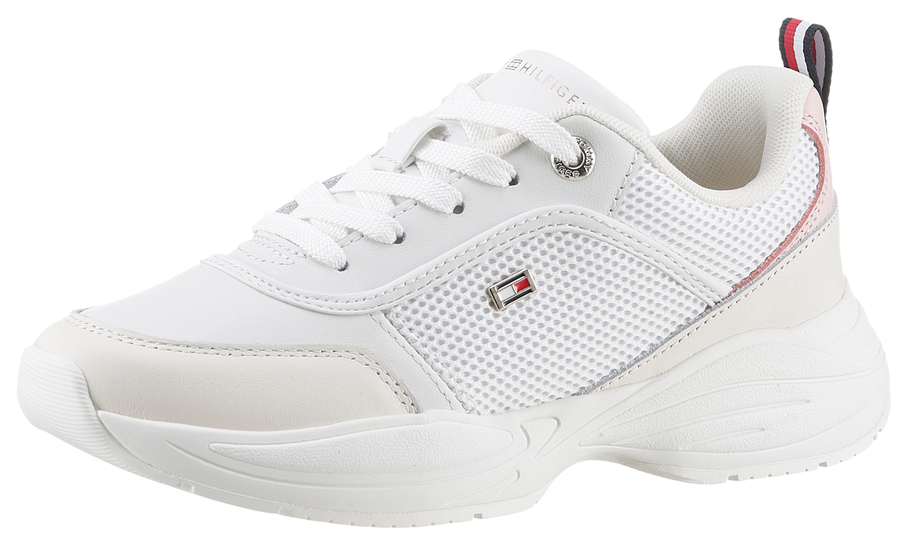 Tommy Hilfiger HILFIGER CHUNKY RUNNER Keilsneaker mit zweckmäßiger Anziehlasche, Freizeitschuh, Halbschuh, Schnürschuh