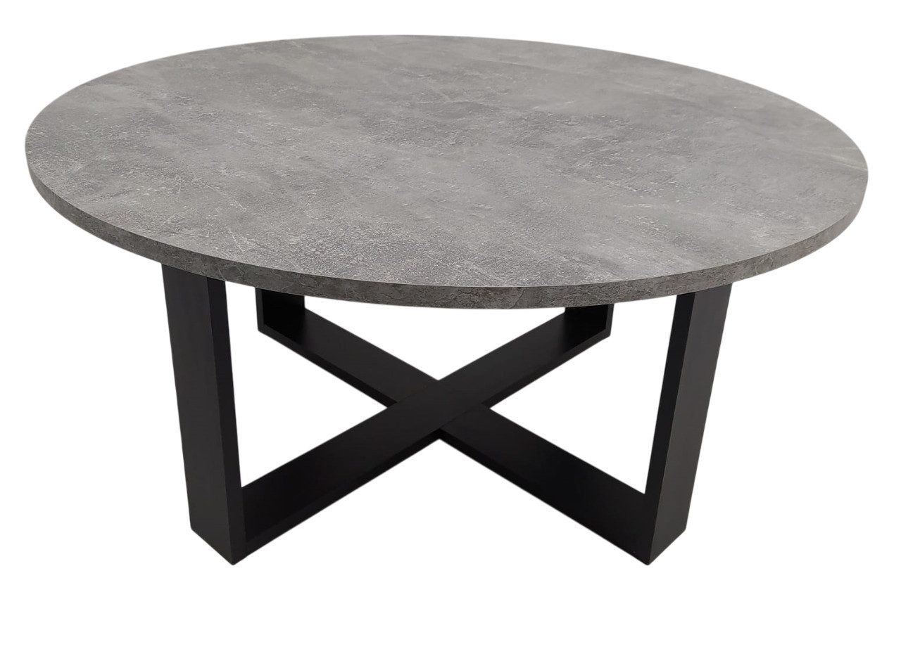 Couchtisch Design DA-333 rund Wohnzimmertisch Tisch 86 x 42 cm