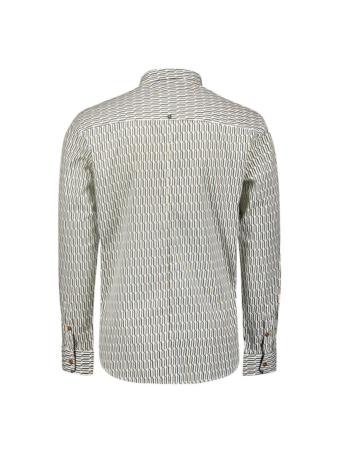 NO EXCESS Langarmhemd mit Muster