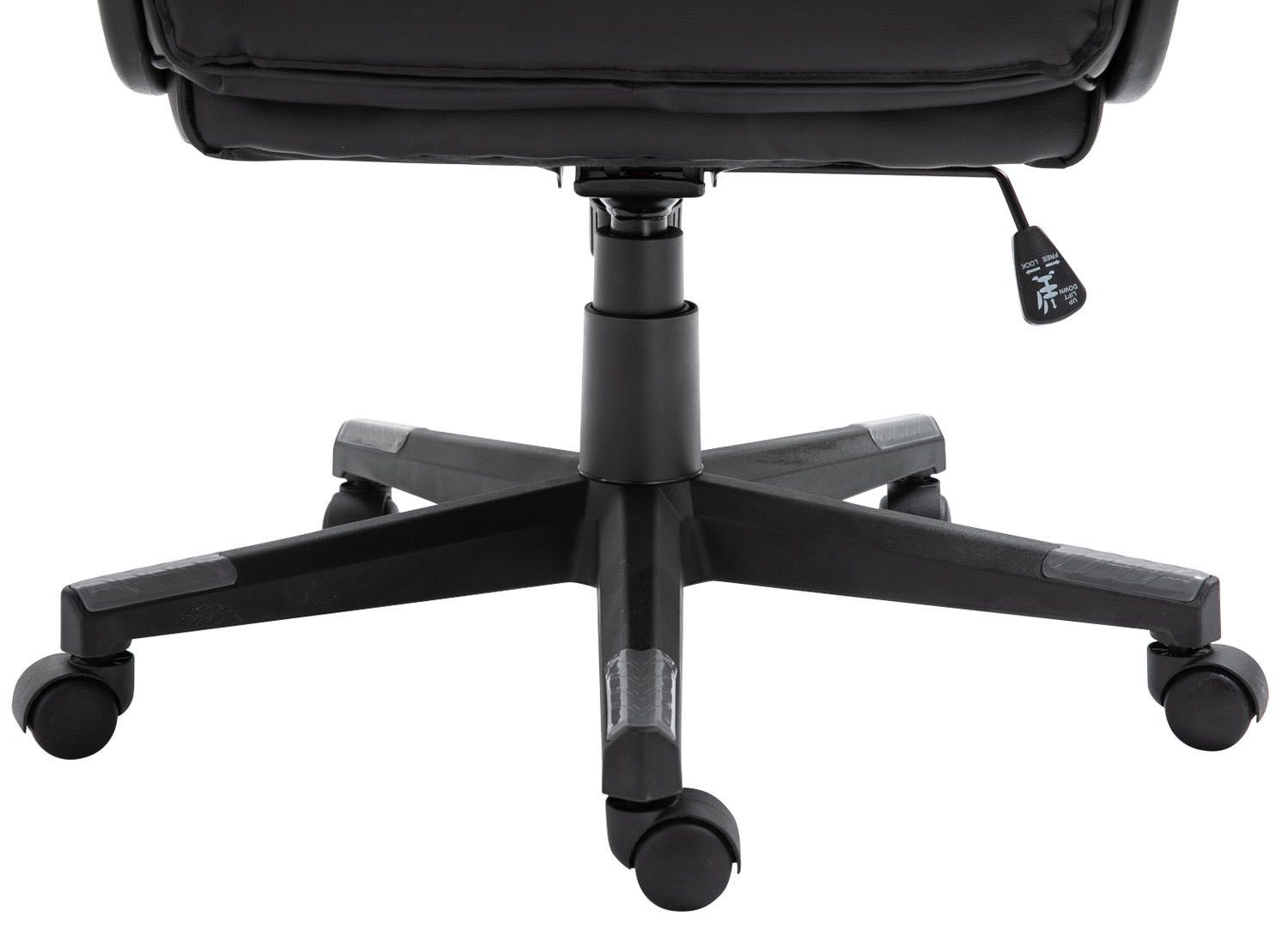 CLP Gaming Chair schwarz/grau Omis höhenverstellbar drehbar Kunstleder, und