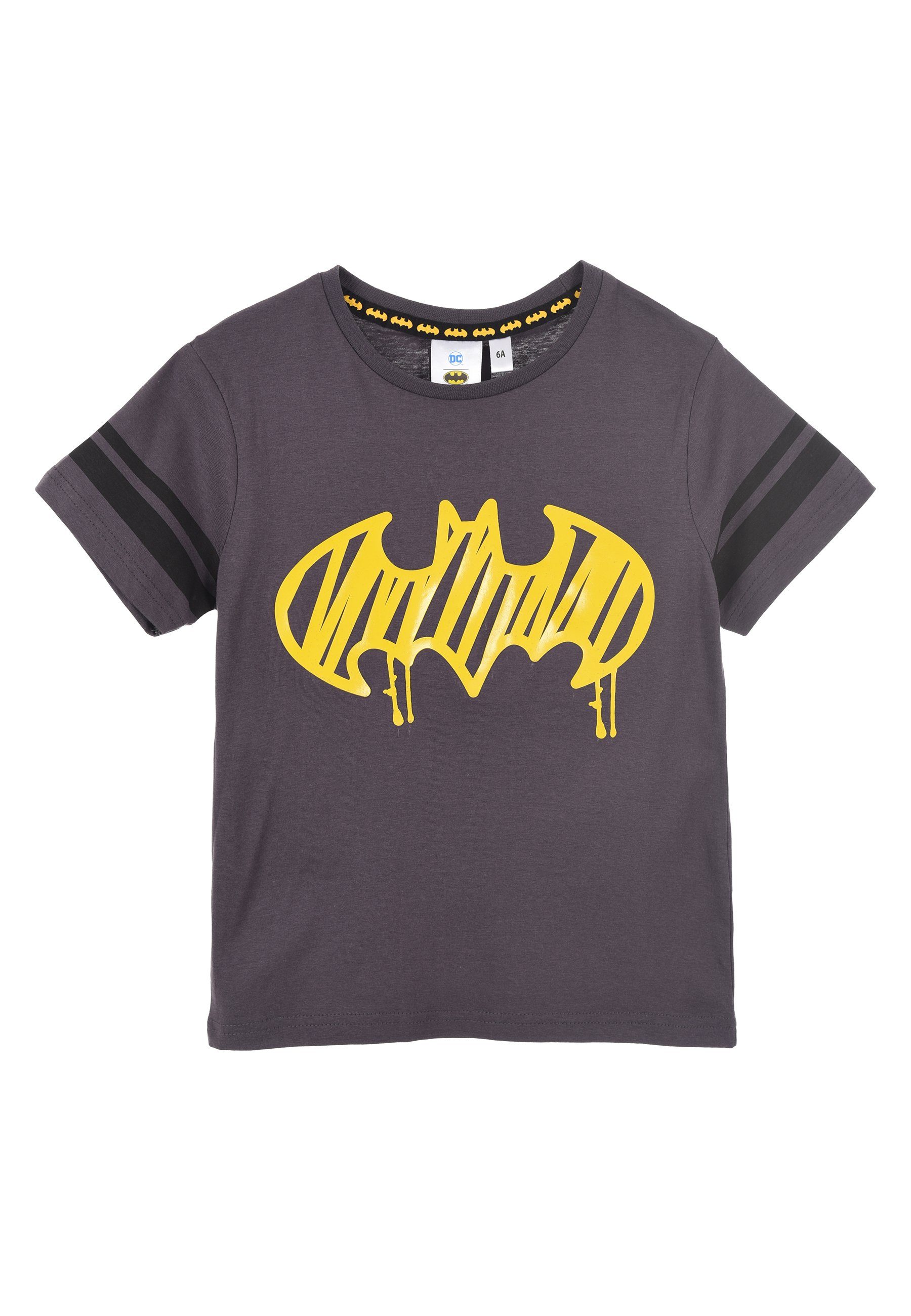 Batman T-Shirt Kinder Jungen T-Shirt Oberteil Schwarz