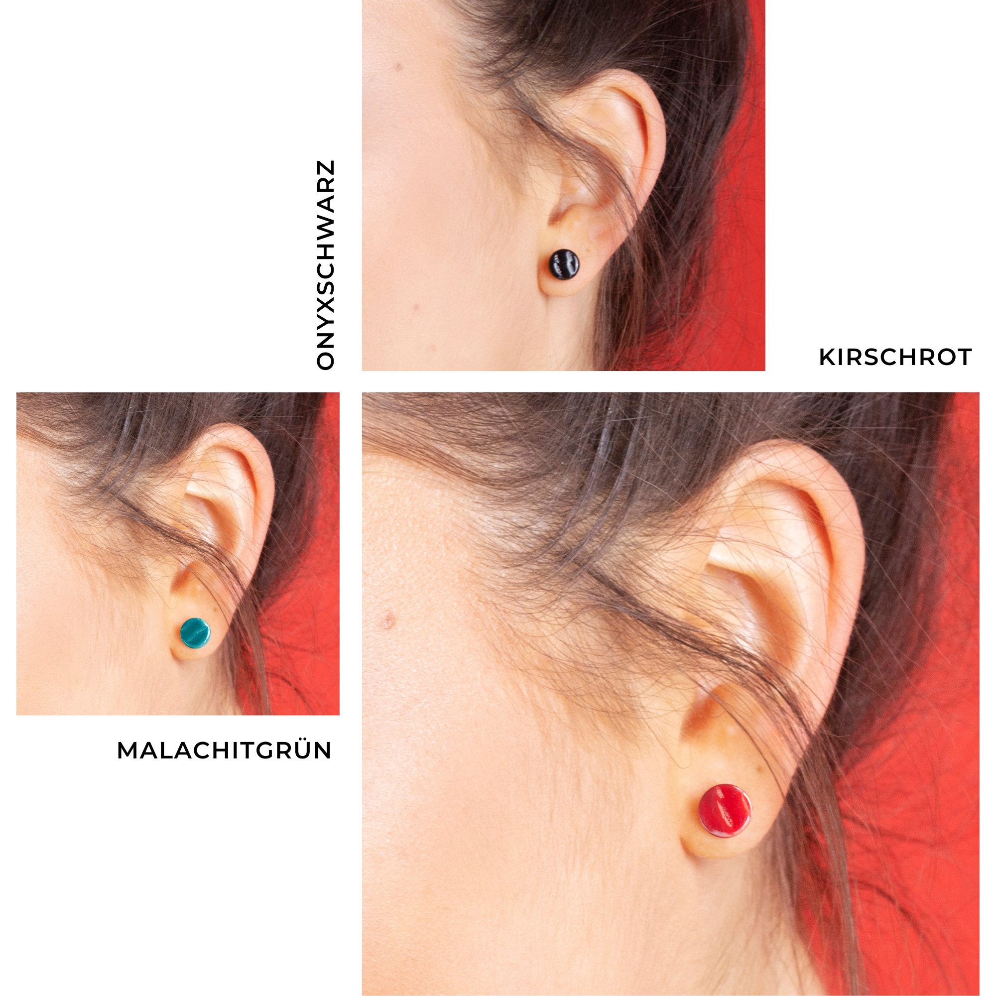 ALEXASCHA Ohrstecker-Set Runde Ohrstecker 3er Set günstig online kaufen