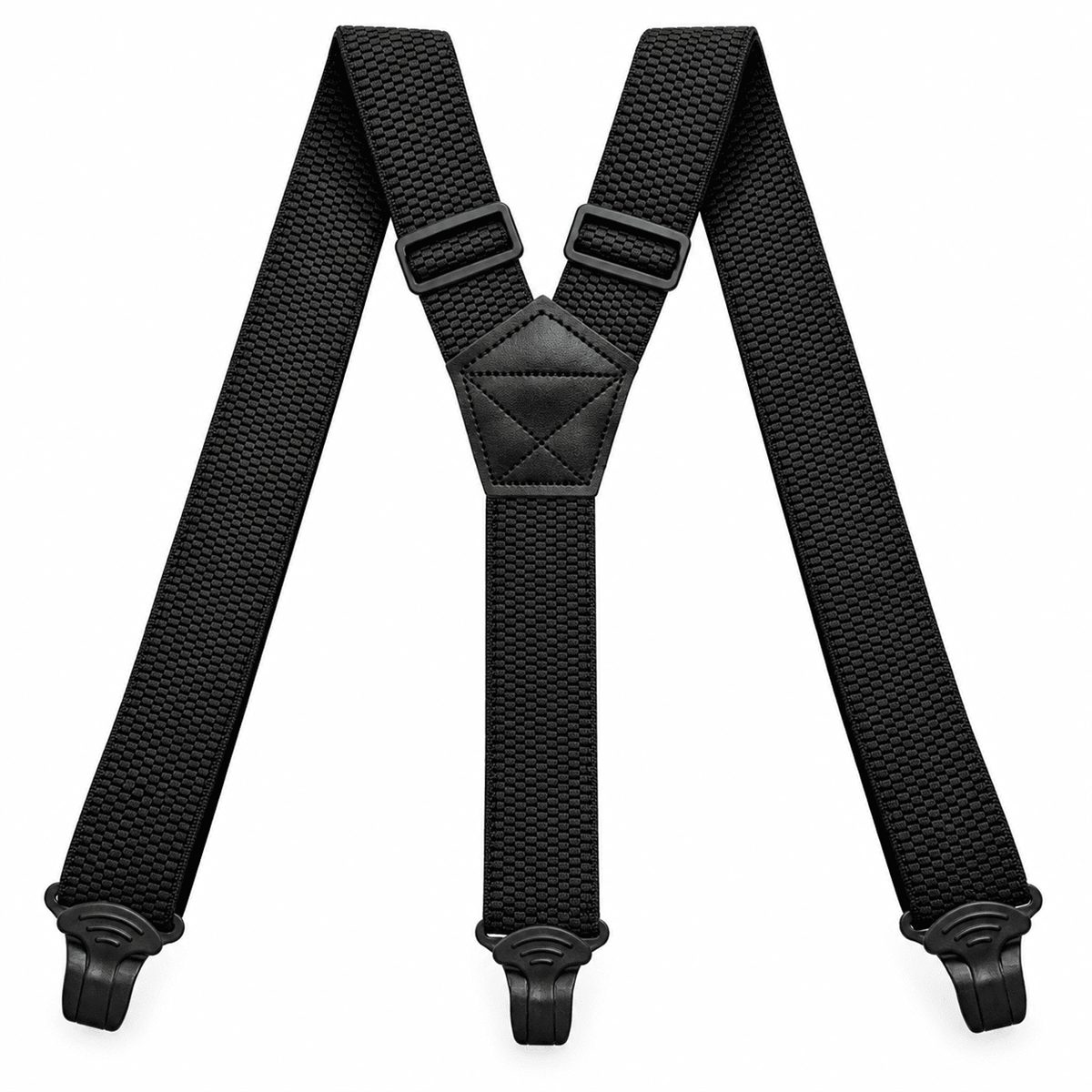 MidGard Hosenträger Y-Form mit 3 extra starken Clips, 4 cm Breit, Einstellbar & Elastisch 4 cm Breit, Einstellbar und Elastisch