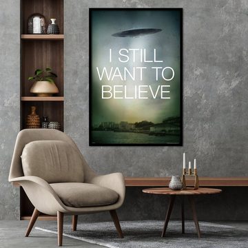 PYRAMID Poster I Still Want To Believe Poster UFO 61 x 91,5 cm