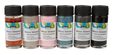 Kreul Bastelfarbe Kreidefarbe-Set Chalky, 6 x 20 ml